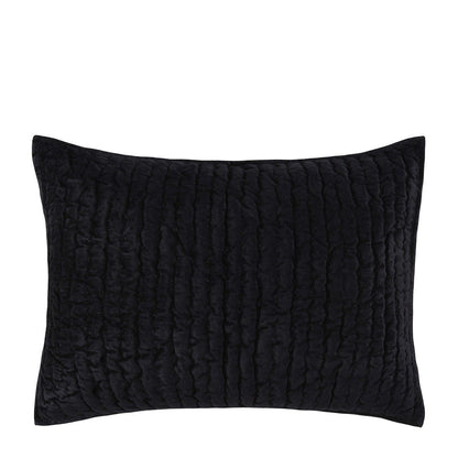 Bari - Velvet Sham - Onyx