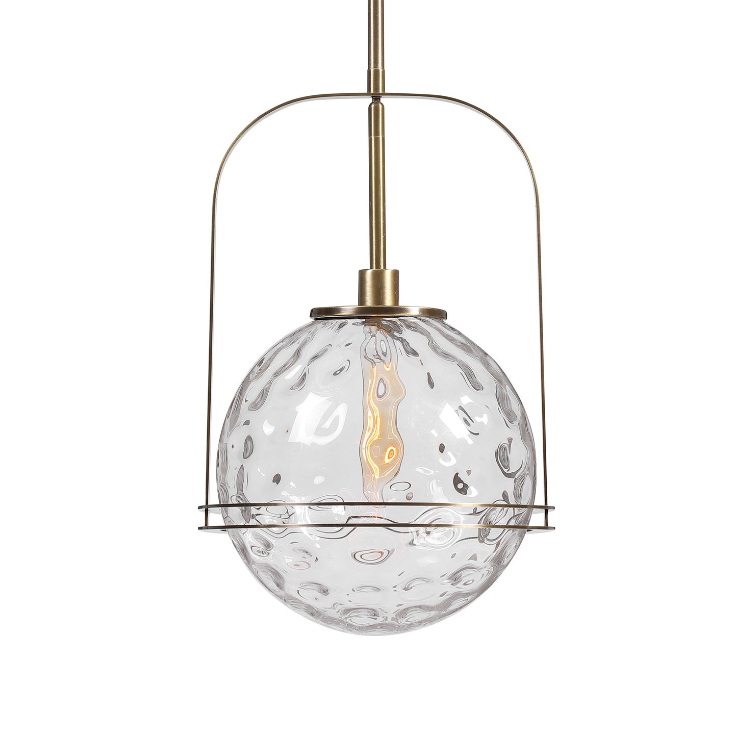 Mimas - 1 Light Globe Pendant - Gold