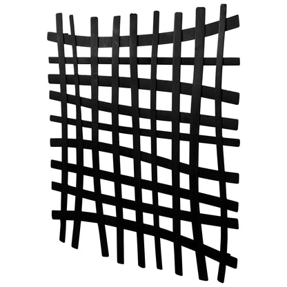 Gridlines - Iron Wall Decor - Black