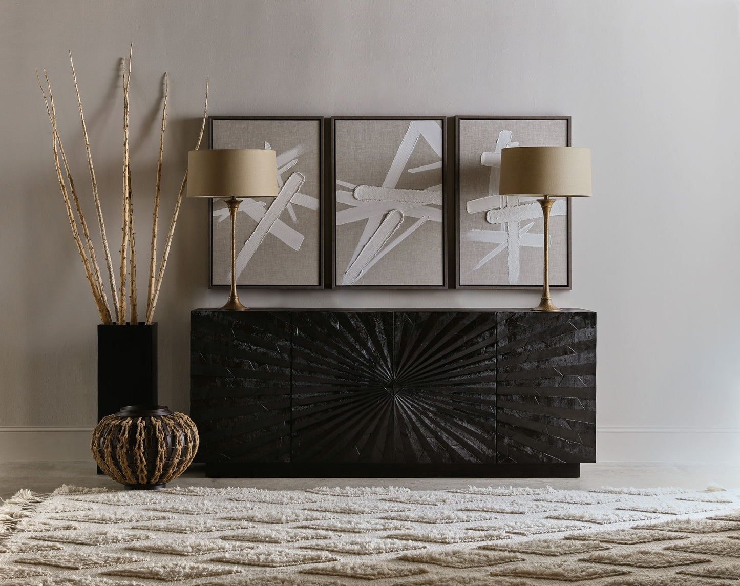 Commerce And Market - Open Space Entertainment Console - Black