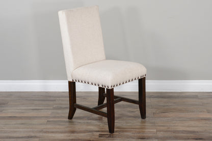 Vivian - Dining Chair - Beige / Dark Brown