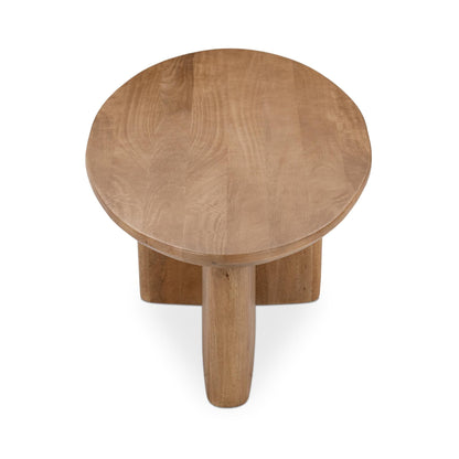 Montego - Oval Coffee Table - Natural Maple