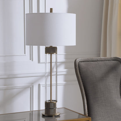 Anmer - Industrial Table Lamp - Light Brown