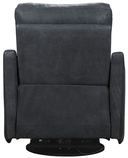 Lewis - Power Swivel Recliner - Black
