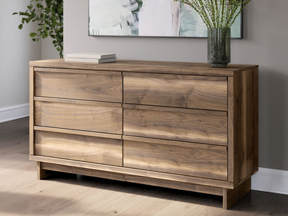 Chirason - Six Drawer Dresser - Brown