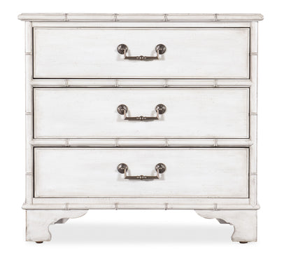 Charleston - Three-Drawer Nightstand - White