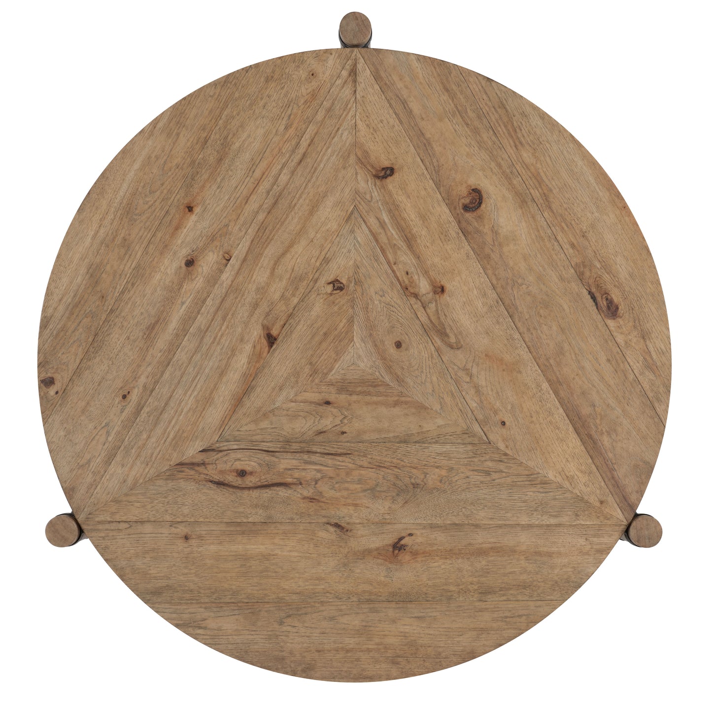 Vineyard Row - 44" Round Cocktail Table - Light Brown