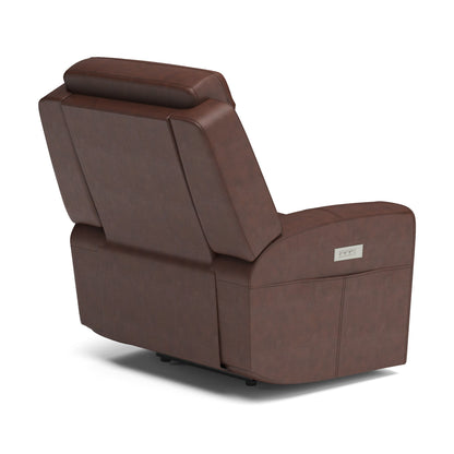 Barnett - Power Recliner with Power Headrest & Lumbar