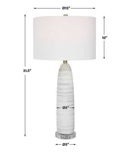 Levadia - Matte Table Lamp - White