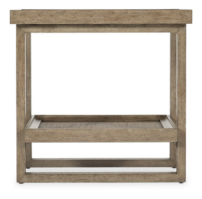 Sonnet - Rectangular End Table - Gray