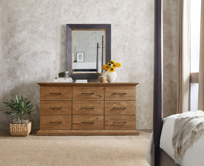 Big Sky - 9-Drawer Dresser - Light Brown