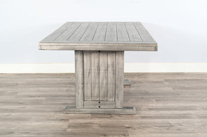 Alpine - Wood Breakfast Nook 3 Piece Dining Set - Gray