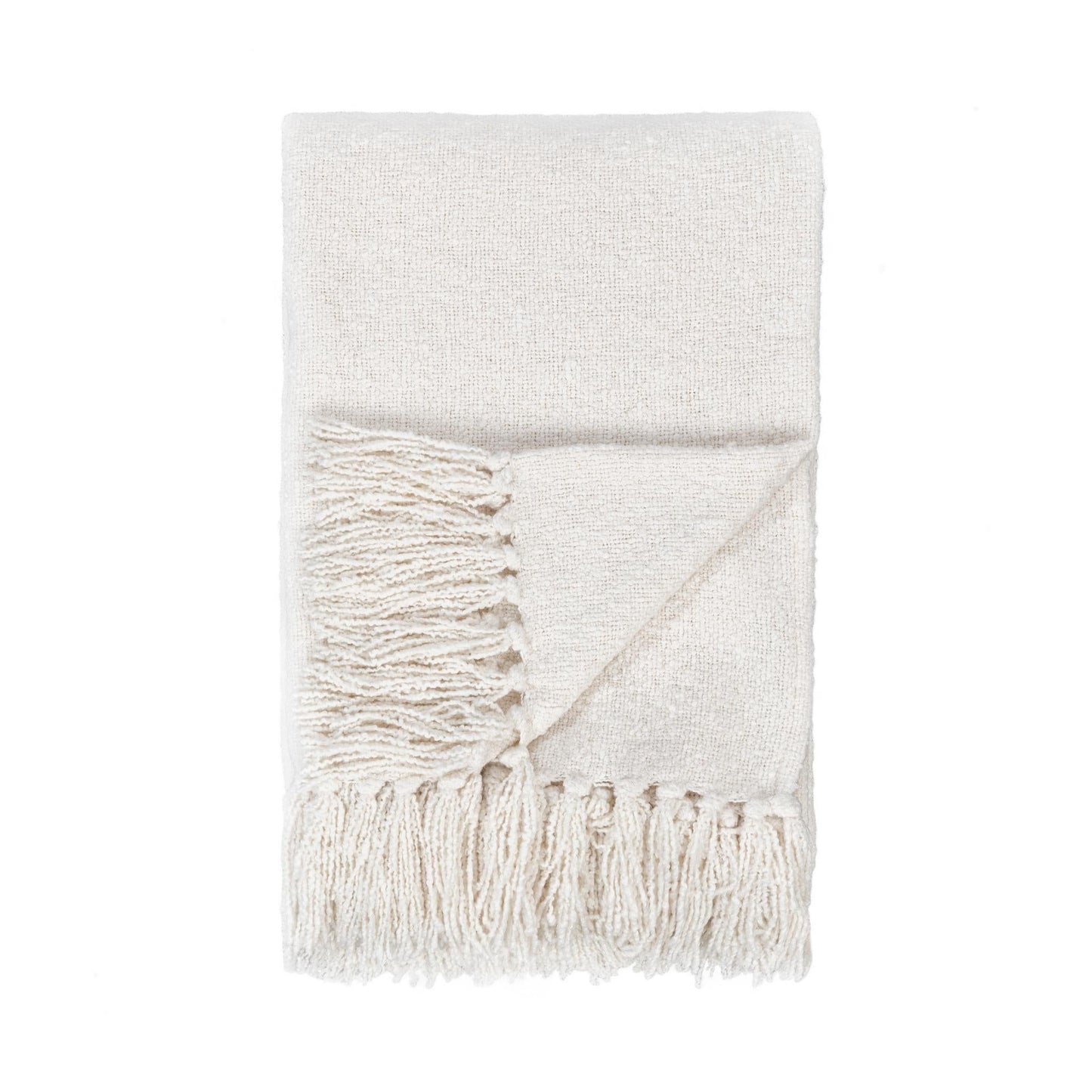 Aria - 50" x 70" Boucle Throw - Ivory