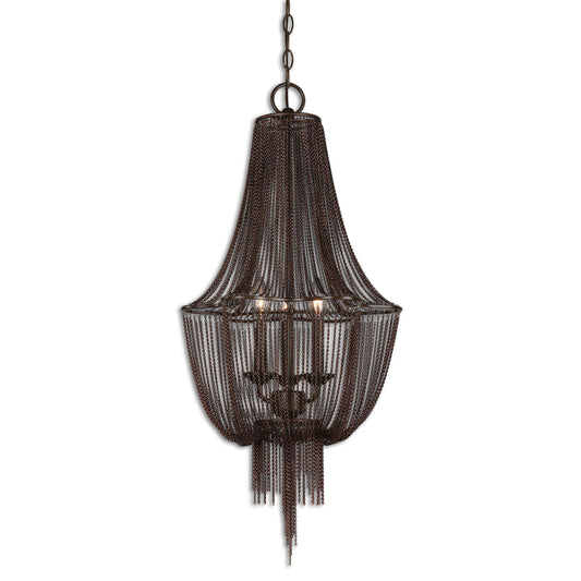 Lezzeno - 3 Chandelier - Dark Gray