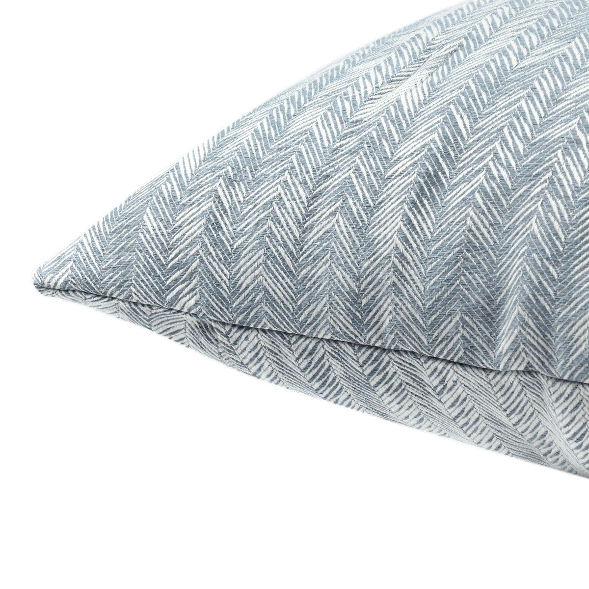 French Herringbone - Comforter Euro Sham - Storm