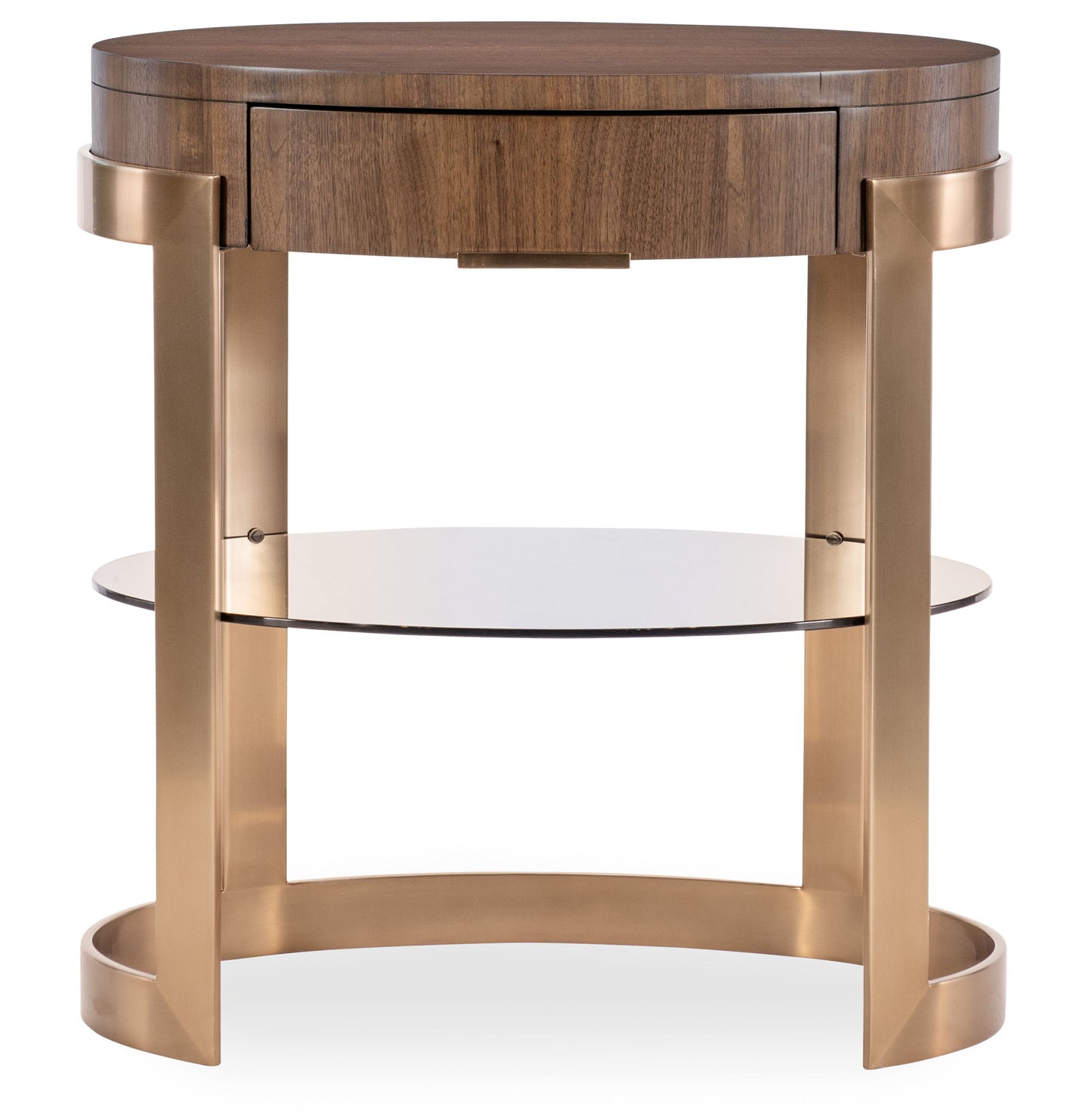 Eleana - Oval Nightstand - Medium Wood