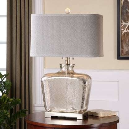 Molinara - Glass Table Lamp - Mercury