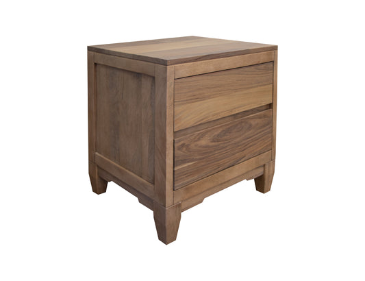 Parota Nova - 2 Drawer Nightstand - Brown Cappuccino