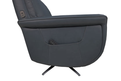 Haven - Power Swivel Recliner With Power Headrest, Lumbar, Heat, Massage & Ventilation