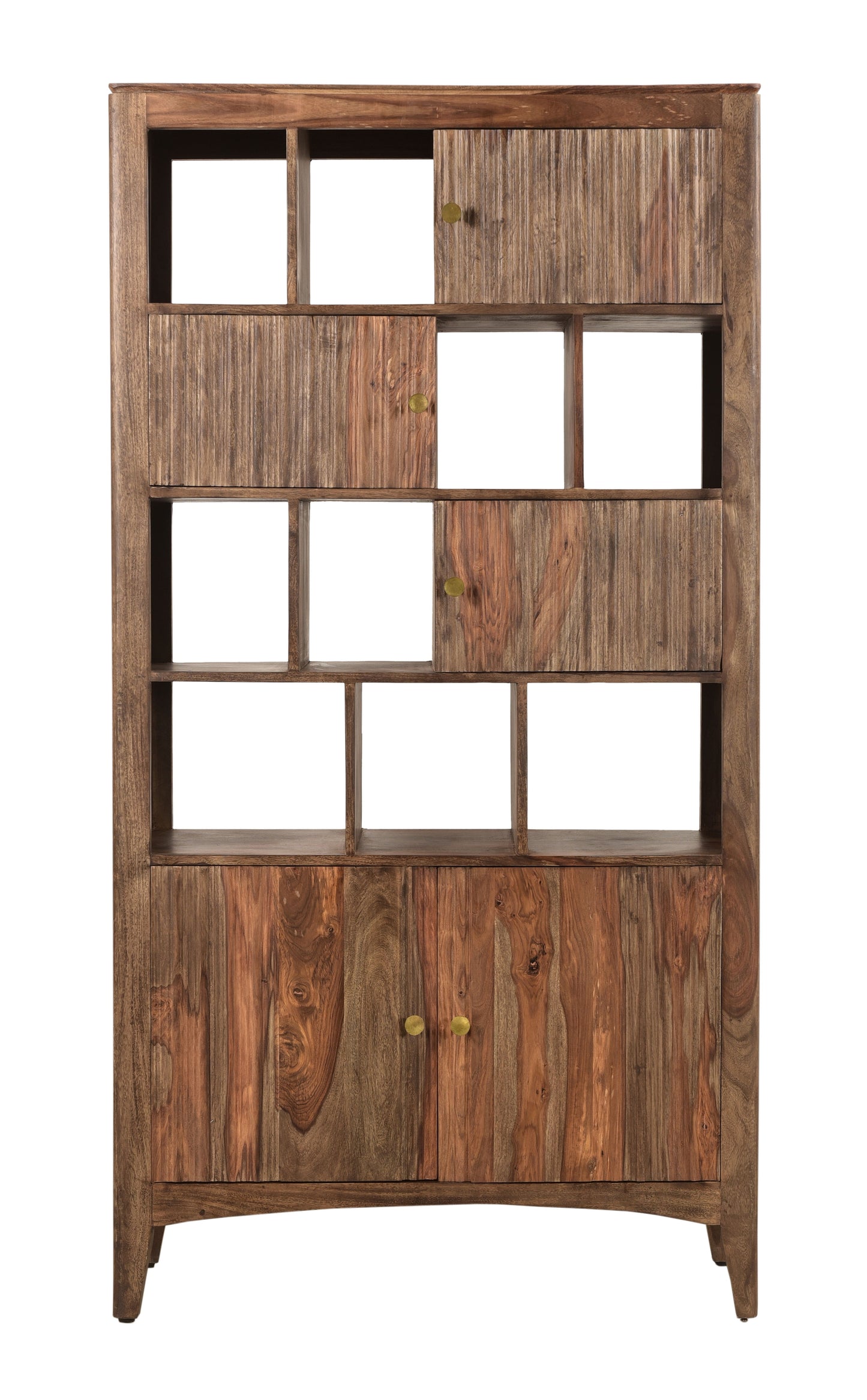 Waverly - Five Door Bookcase - Light Natural Sheesham