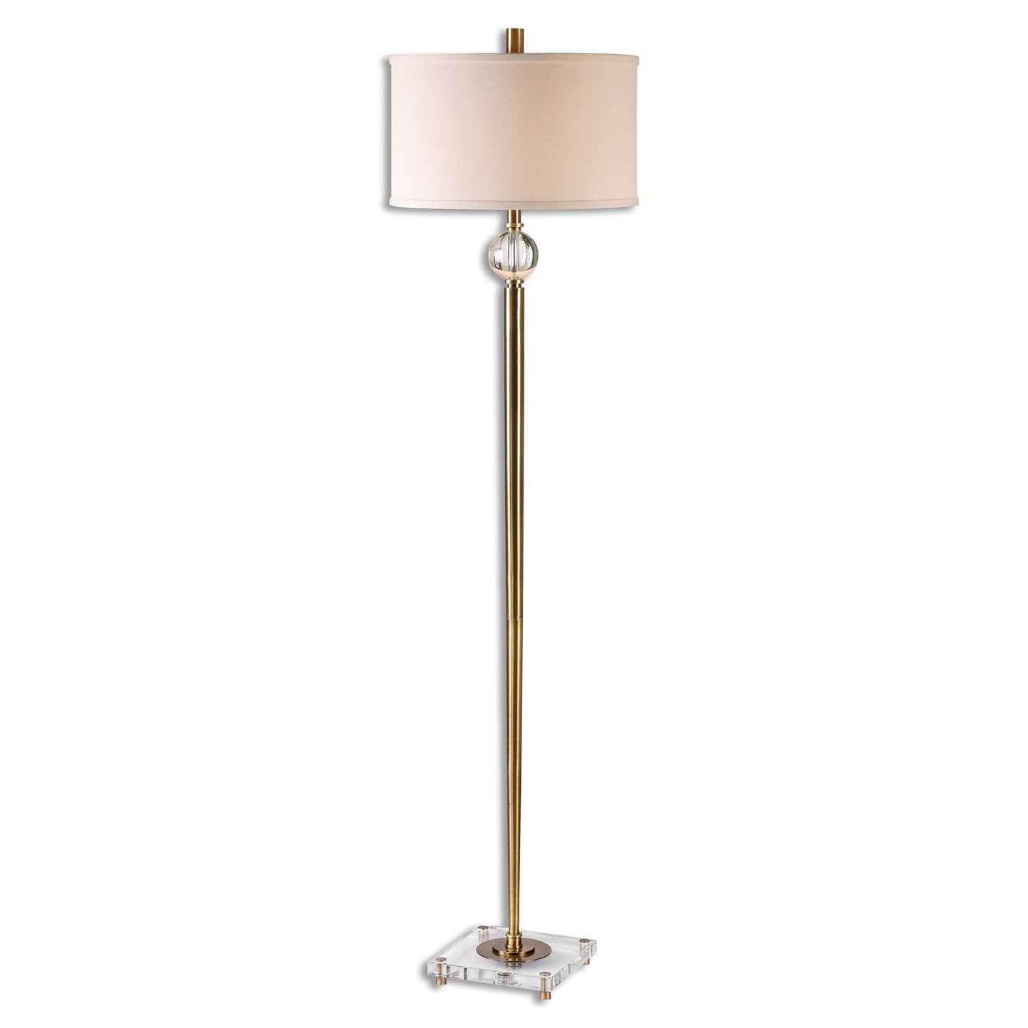 Mesita - Floor Lamp - Brass