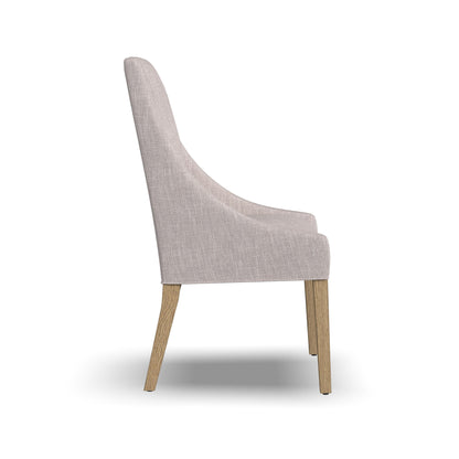 Lattice - Upholstered Dining Chair - Beige