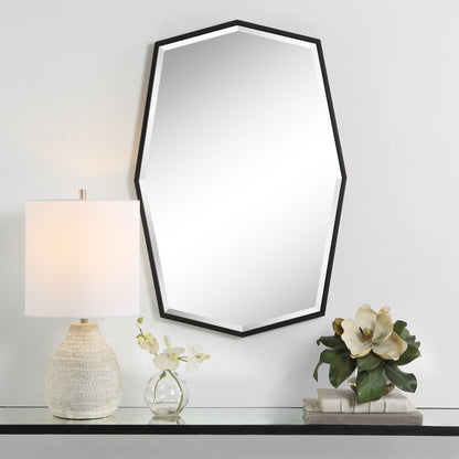 Facet - Octagonal Iron Mirror