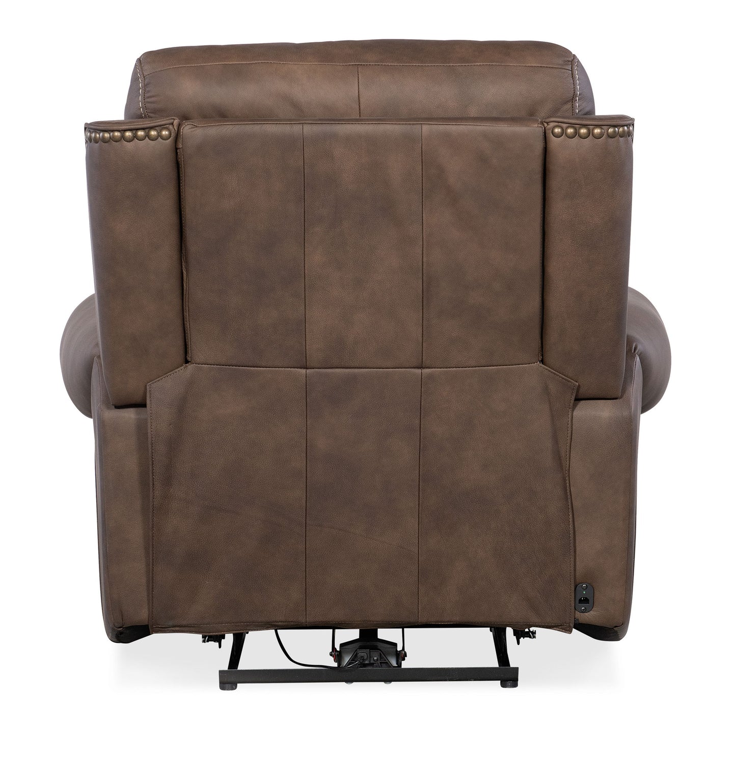 SS - Duncan Power Recliner With Power Headrest & Lumbar - Dark Brown
