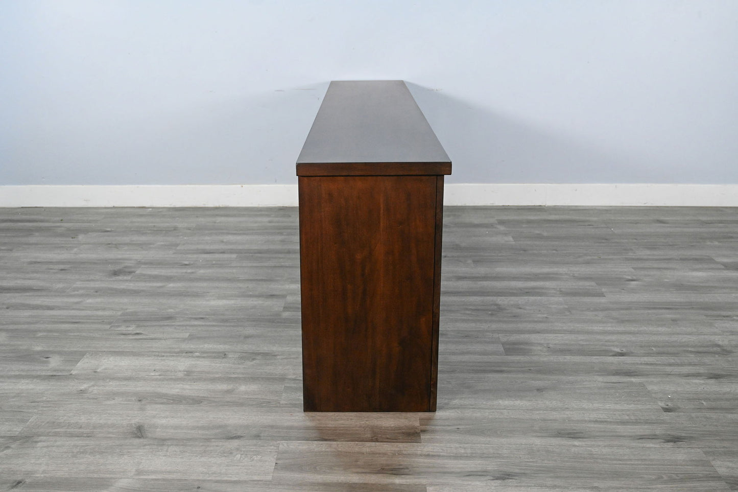 98" Media Console With Faux Crystals Electric Fireplace Insert