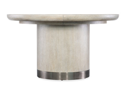 Modern Mood - Round Dining Table With 1-18in Leaf