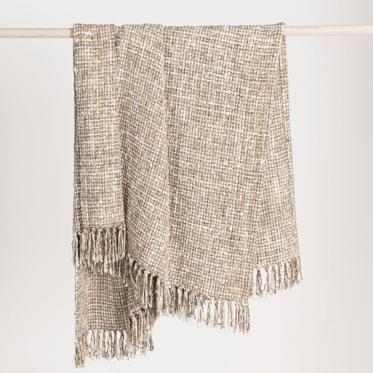 Throws - 50" x 70" TC Porter Throw - Natural / Ivory