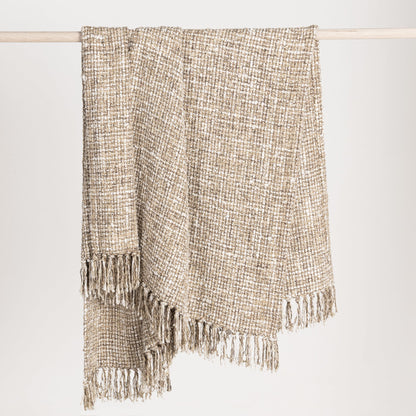 Throws - 50" x 70" TC Porter Throw - Natural / Ivory