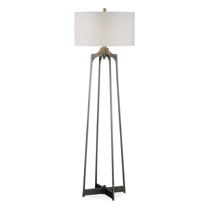 Adrian - Modern Floor Lamp - Pearl Silver