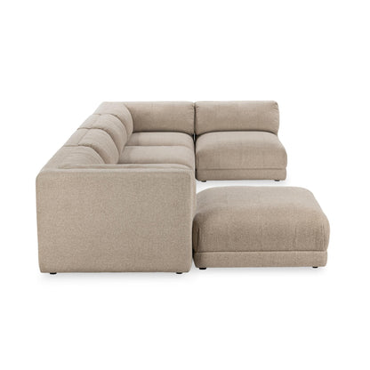 Adalynne - Upholstered 6 Piece Sectional - Buttermilk