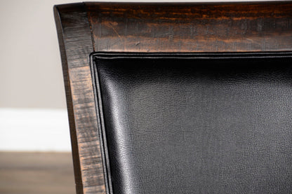 5 Piece Reversible Game And Dining Poker Table Set - Tobacco Leaf