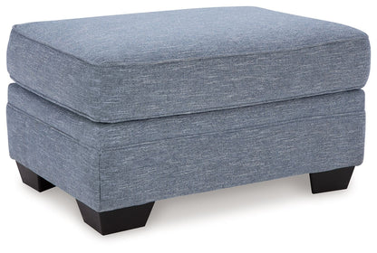 Carissa Manor - Denim - Ottoman