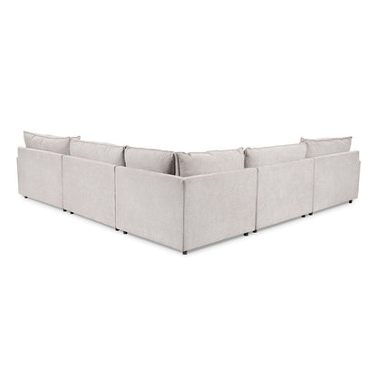 Caplan - 6 Piece Modular Sectional With Ottoman