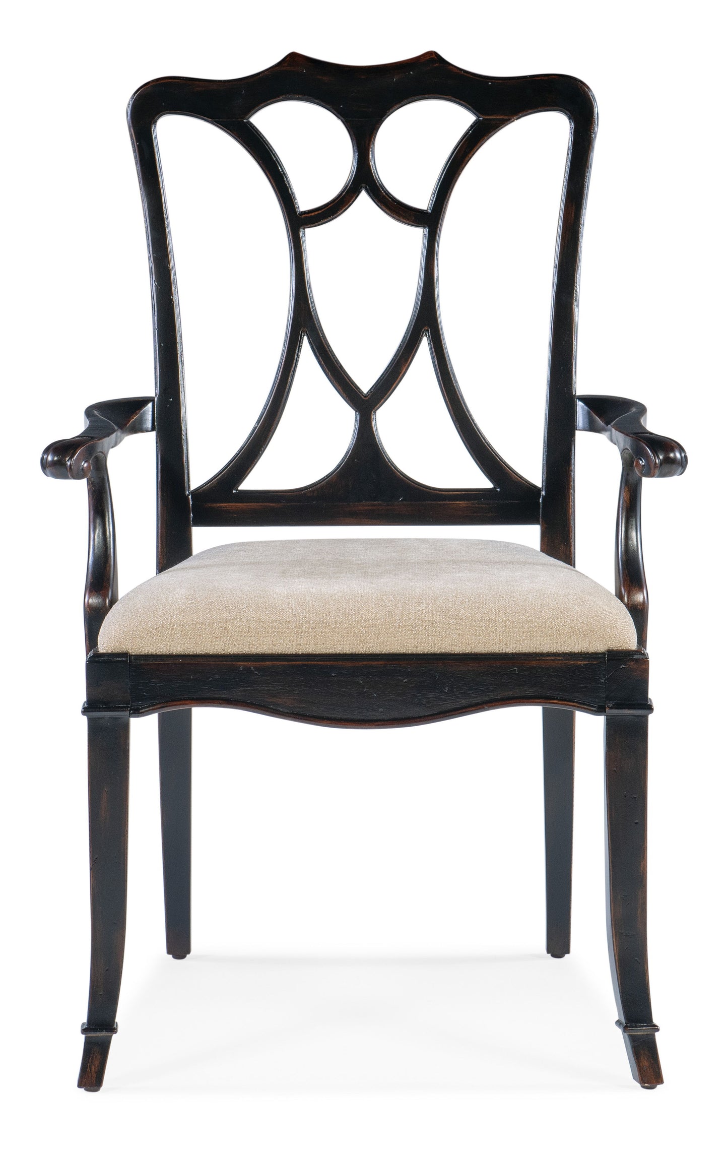 Charleston - Upholstered Seat Arm Chair (Set of 2)