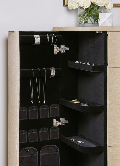 Nouveau Chic - Five Drawer Chest - Light Brown