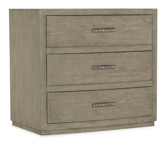 Linville Falls - Ashford 3-Drawer Nightstand - Gray