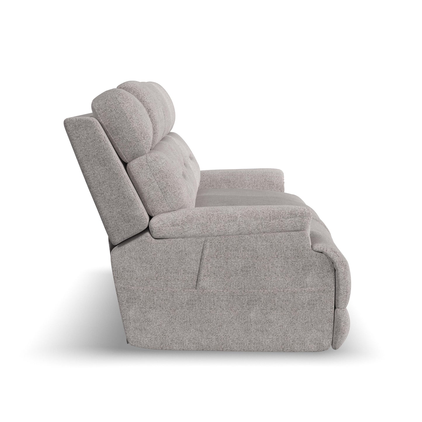 Zofa - Power Sleep Sofa With Power Headrests & Lumbar - Dove