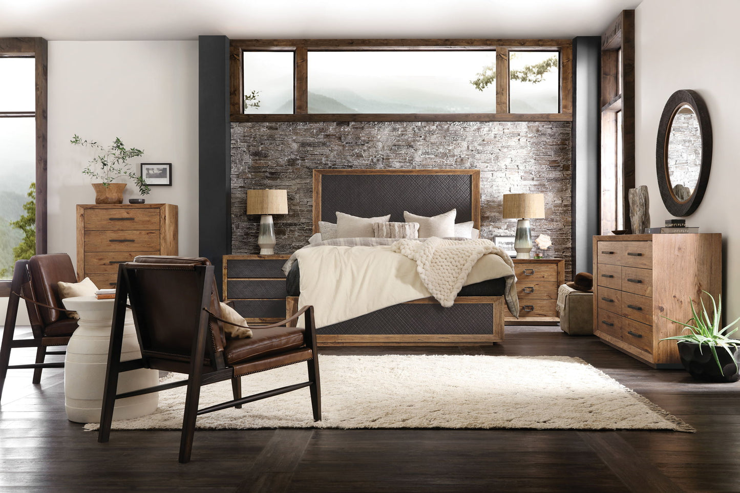 Big Sky - 30" 3-Drawer Nightstand - Light Brown