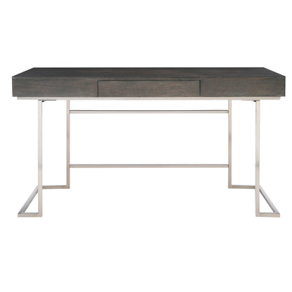 Claude - Modern Oak Desk - Dark Gray