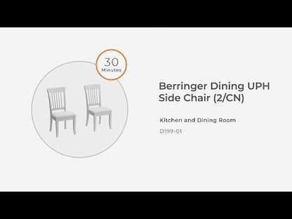 Berringer - Dining UPH Side Chair (Set of 2) - Rustic Brown